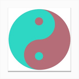Yin Yang Symbol 37 Canvas Print