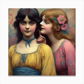 Two Sisters Canvas Print