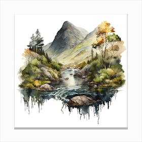 Scottish Mountains Canvas Print