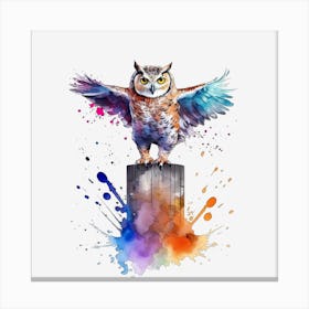 Owl Painting 1 Leinwandbild