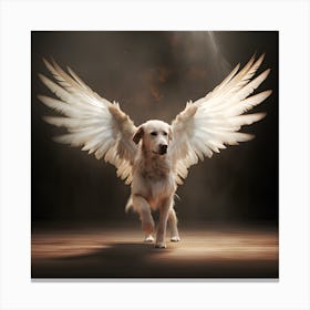 Angel Dog Canvas Print