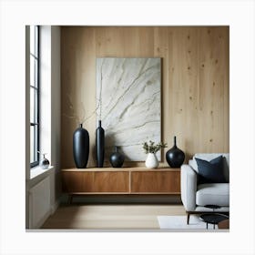 Modern Living Room 64 Canvas Print