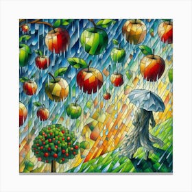 Raining Apples Canvas Print