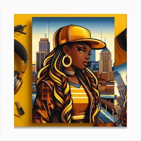 Hip Hop Artist Canvas Print