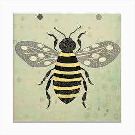 Bee Print 4 Canvas Print