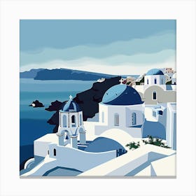 Oia Island Greece 1 Canvas Print