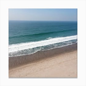 Aerial View Of A Beach 25 Canvas Print