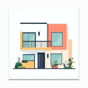 Modern House 10 Canvas Print