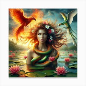 Mermaid 76 Canvas Print