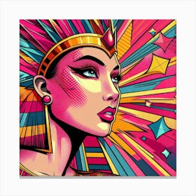 Pop Egyptian Zein Aurorae Canvas Print