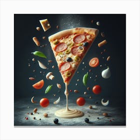 Pizza70 Canvas Print