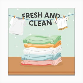 Fresh And Clean Canvas Print