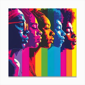 Rainbow Women Canvas Print