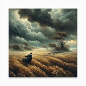 Stormy Day Art Print Canvas Print