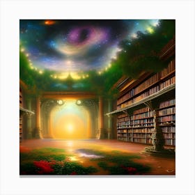 Library Canvas Print