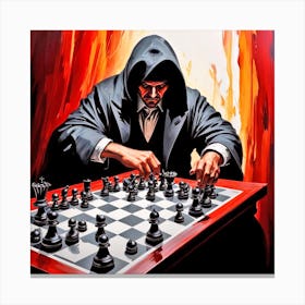 King Of Chess Canvas Print