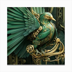 Steampunk Bird Canvas Print