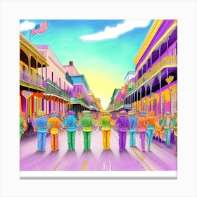 New Orleans Parade 1 Canvas Print