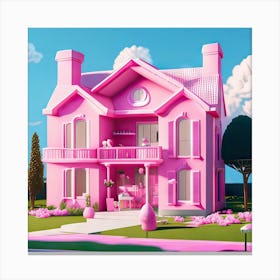 Barbie Dream House (209) Canvas Print