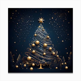 Christmas Tree 12 Canvas Print