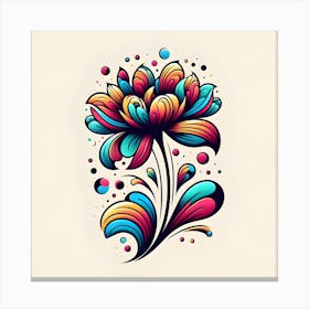 Flower Design Canvas Print