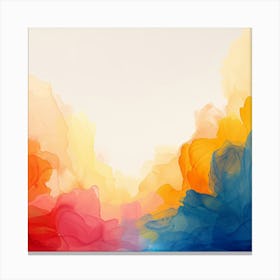 Abstract Watercolor Background 2 Canvas Print