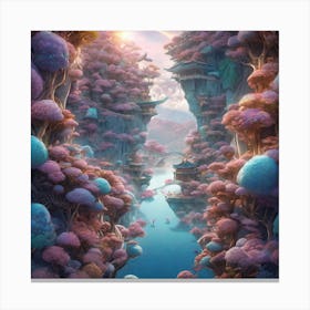 Asian Forest Canvas Print