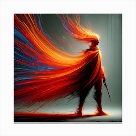 Fire Fox Canvas Print