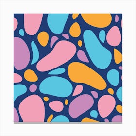 Abstract Colorful Shapes Canvas Print