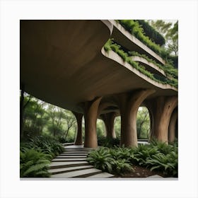 House In The Forest 1 Canvas Print