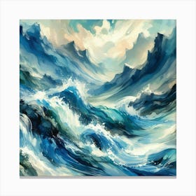 Ocean Waves 11 Canvas Print