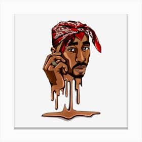 Tupac Canvas Print