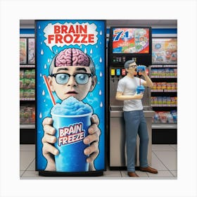 Brain Freeze 4 Canvas Print