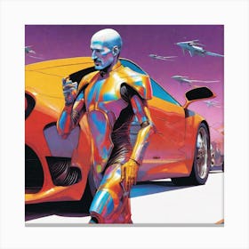 Futuristic Man 171 Canvas Print