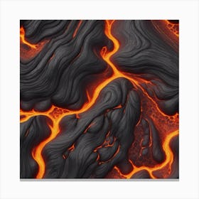 Lava Flow 3 Canvas Print