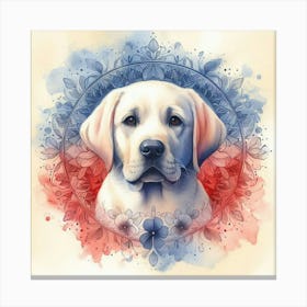 Watercolor Labrador Retriever 2 Canvas Print