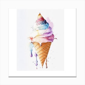 Ice cream print 6 Canvas Print