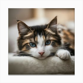 Calico Cat Canvas Print