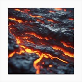 Lava Flow 28 Canvas Print