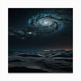 Galaxy In The Sky Canvas Print