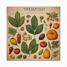 Default Default Vintage Vegan For Defferent Seasons Aestethic 3 Canvas Print