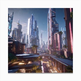 Cityscape 3 Canvas Print