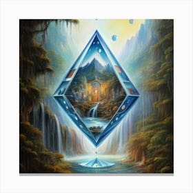 Diamond In The Forest Canvas Print