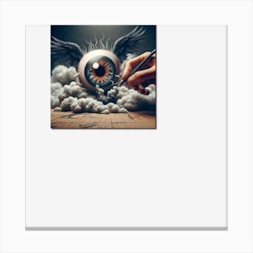 The Wired eye. Canvas Print