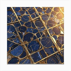 Celestial Lattice Canvas Print