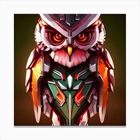 Robot Owl 1 Canvas Print