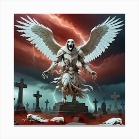 Angel Of Death 14 Canvas Print