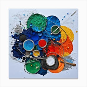 Colorful Paintings' Canvas Print