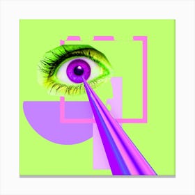 Geometric Art eye Canvas Print