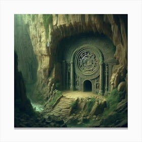 Entrance To The Cave Canvas Print